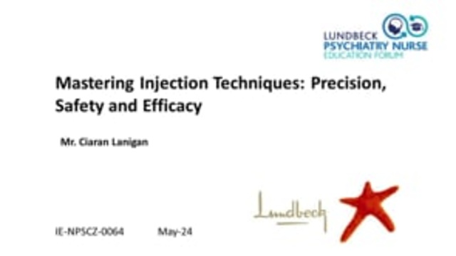 Ciaran Lanigan - Mastering Injection Techniques: Precision, Safety and Efficacy